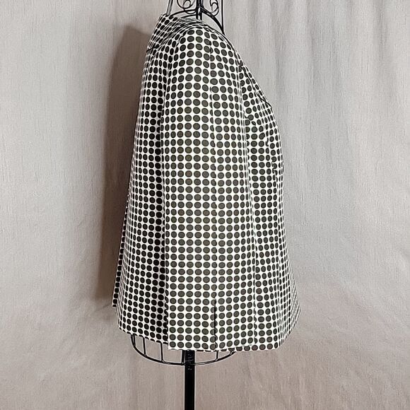 LIZ CLAIBORNE Brown Polka Dotted Suit Jacket Size 4 - Picture 3 of 7